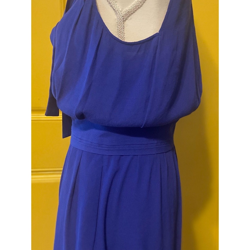 See by Chloe Blue Designer Halter Dress SZ 4 Polished Statement Bow Neck Paris - Picture 10 of 11